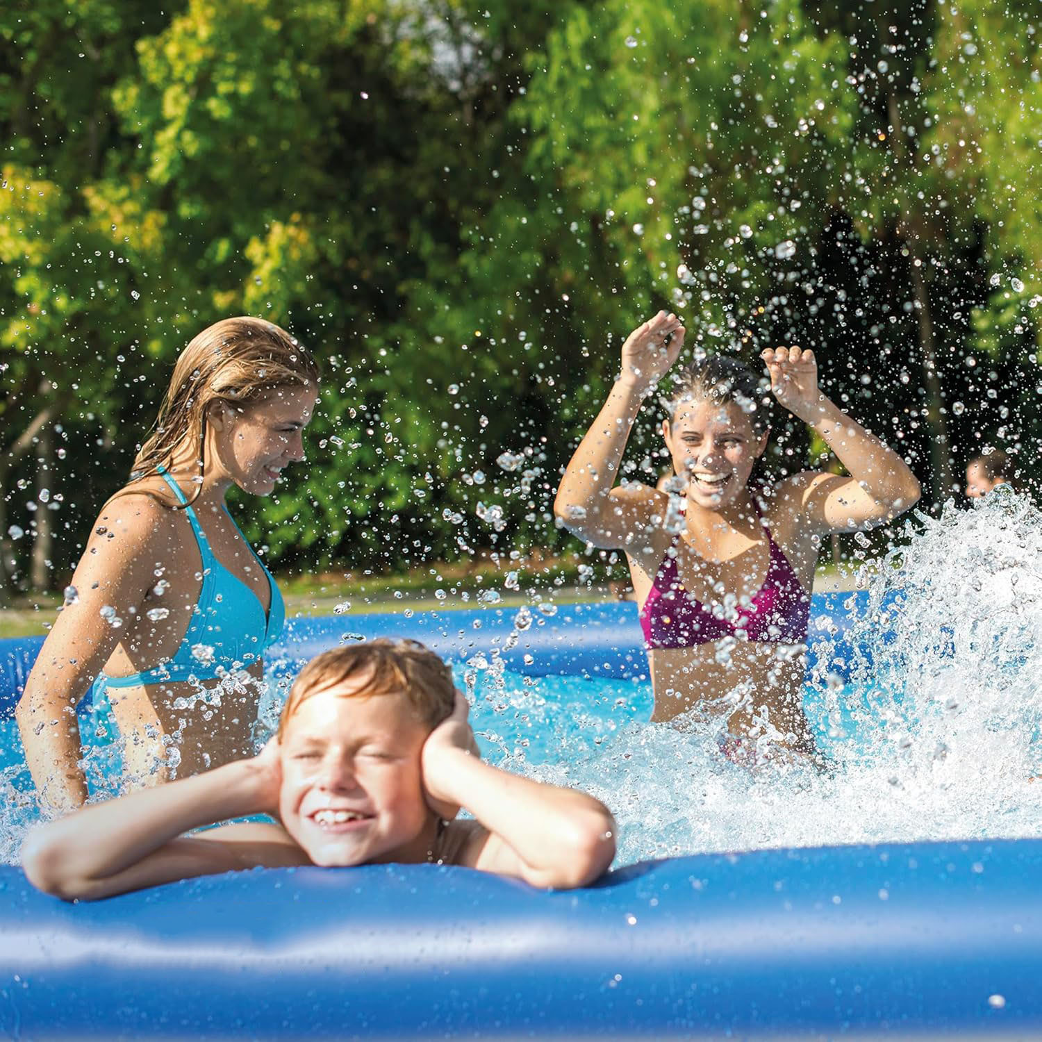 Family Kids Above Ground Round PVC Inflatable Swimming Pool,Aftersea