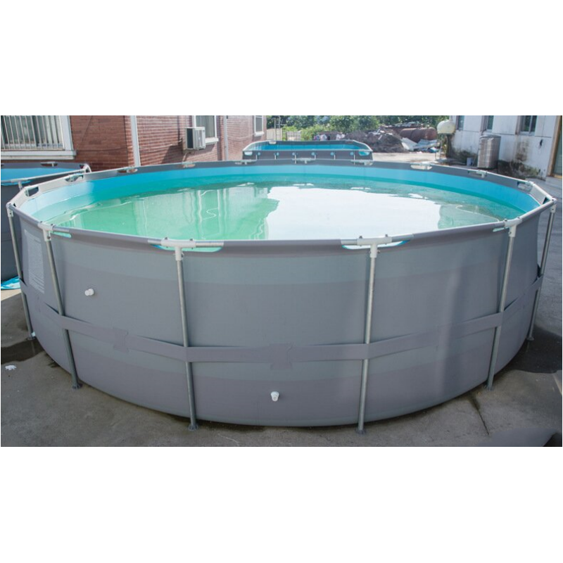 Summer Metal Frame Above Ground Swimming Pool Round for Family Backyard Recreation,Aftersea
