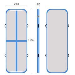Portable DWF Air Track Gymnastics Mat Waterproof Inflatable Airtrack for Yoga Gym Training Equipment,Aftersea