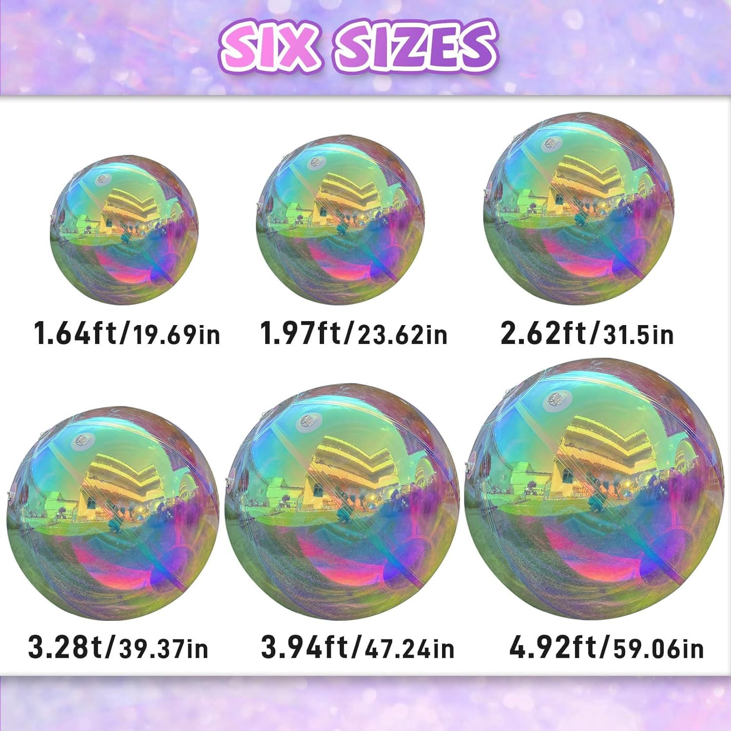 Double-Layer PVC Inflatable Mirror Ball for Decorative Outdoor and Indoor Use,Aftersea