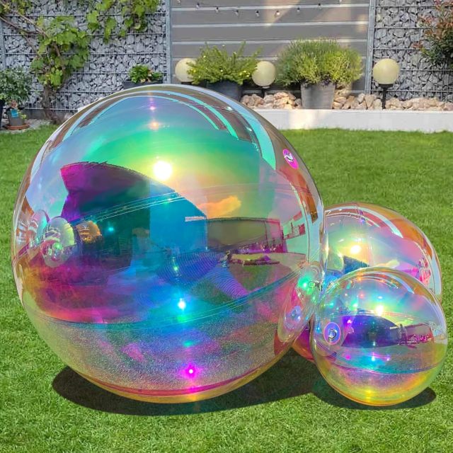 Double-Layer PVC Inflatable Mirror Ball for Decorative Outdoor and Indoor Use,Aftersea