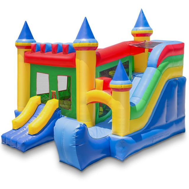 Indoor Outdoor Inflatable Bounce House and Jumping Castle with Slide Combo,Aftersea