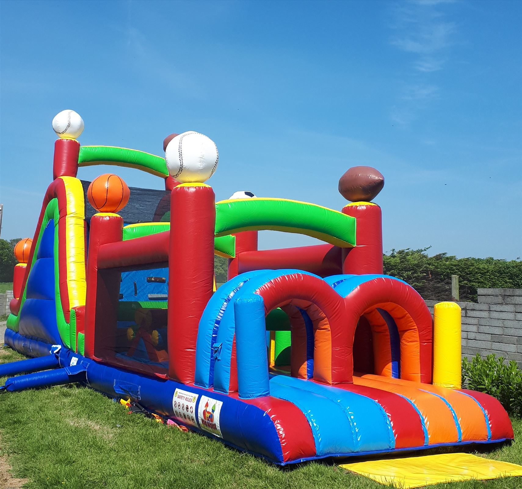 Indoor Outdoor Inflatable Bounce House and Jumping Castle with Slide Combo,Aftersea