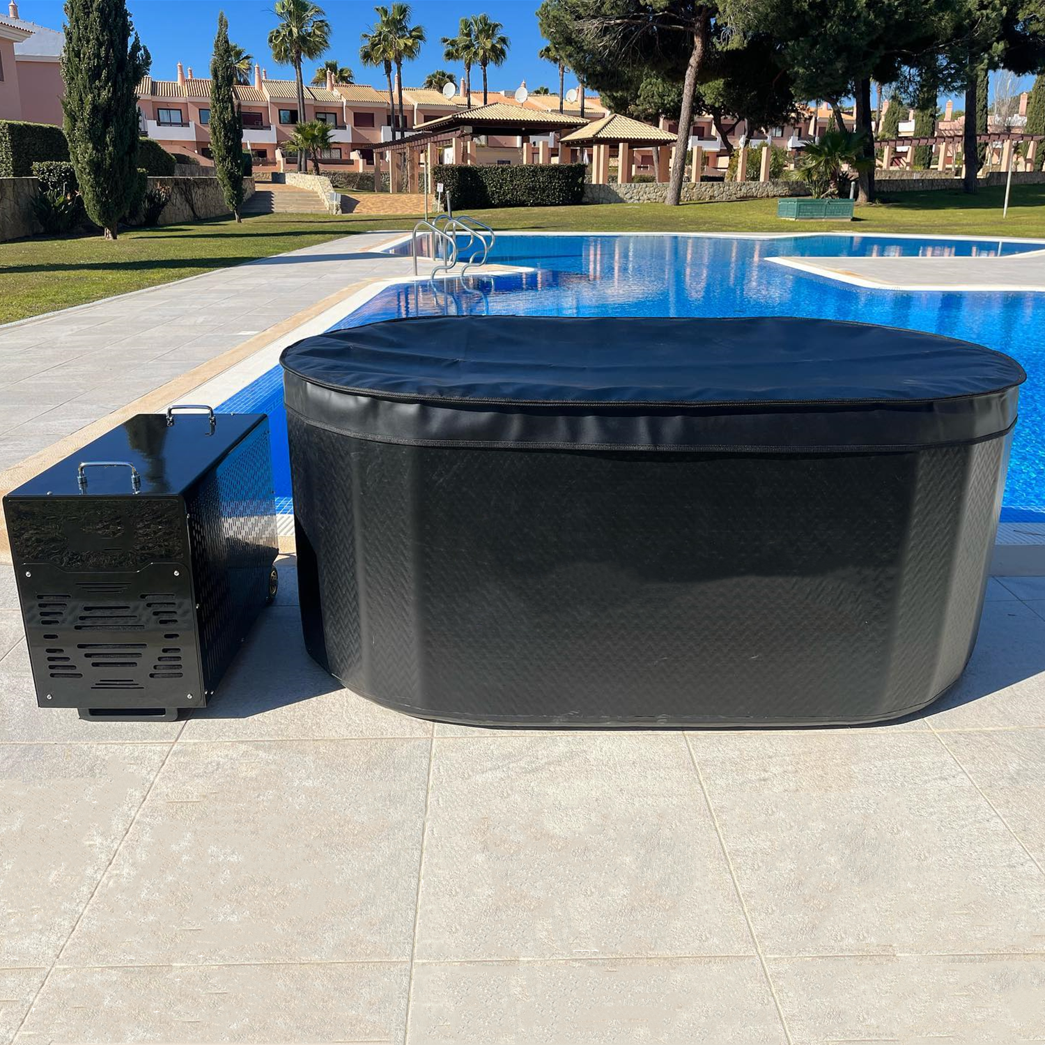 DWF Portable Inflatable Ice Bath Tub for Muscle Recovery Cold Therapy for Athletes and Home Use,Aftersea