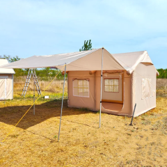 Inflatable Oxford Cloth Family Tent for Outdoor Wild Camping House for 2-8 People,Aftersea