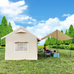 Inflatable Oxford Cloth Family Tent for Outdoor Wild Camping House for 2-8 People,Aftersea