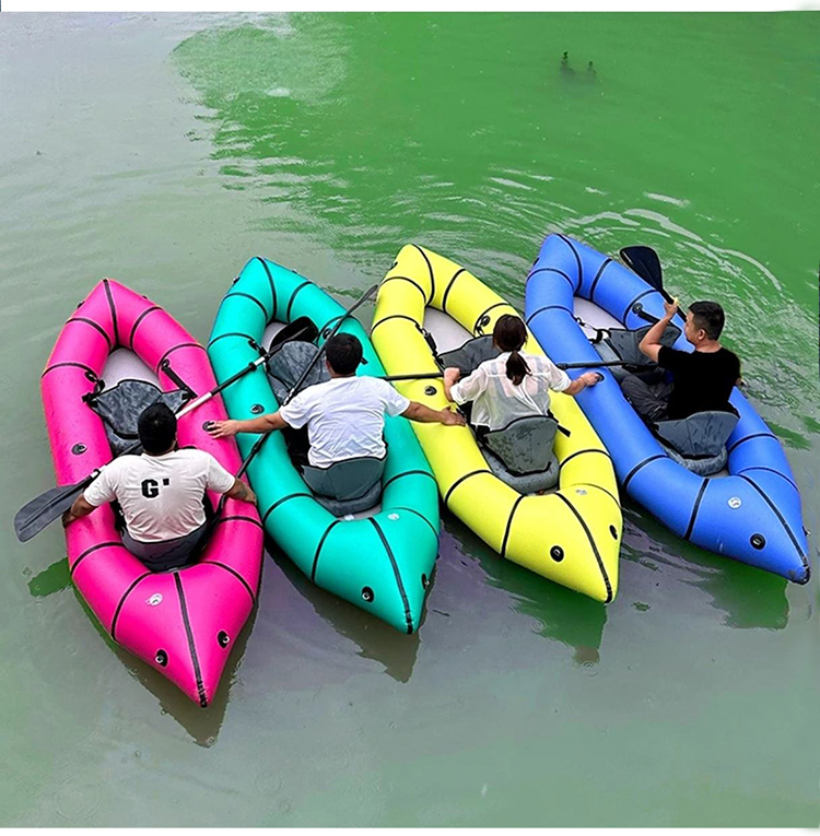 Lightweight Inflatable Water Kayak Boat 2 Adult Persons for Rowing Adventures,Aftersea