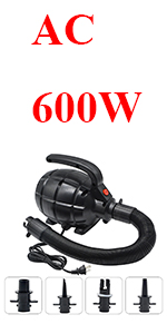 AC 600W air track mat pump