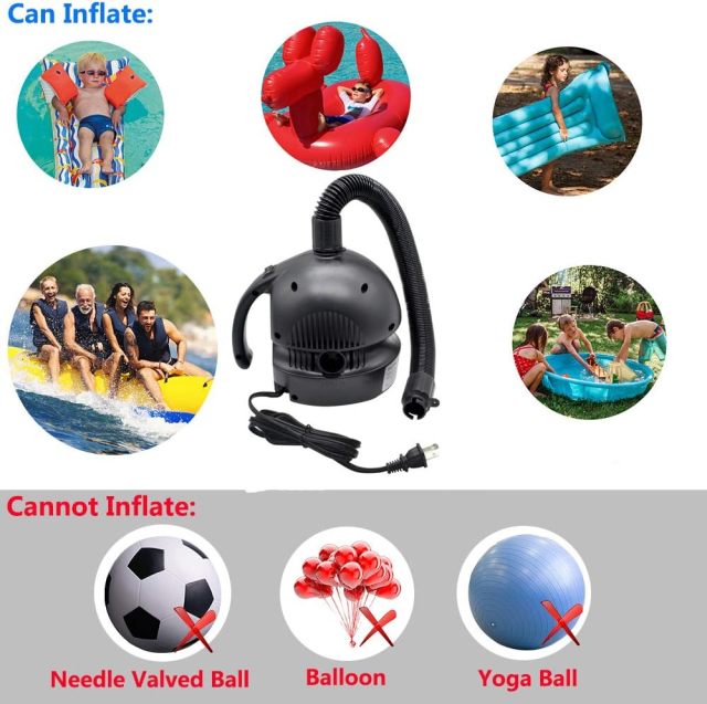 800W Electric Air Pumps High Power Quick-Fill Inflator Deflator Pump for Large Inflatables,Aftersea