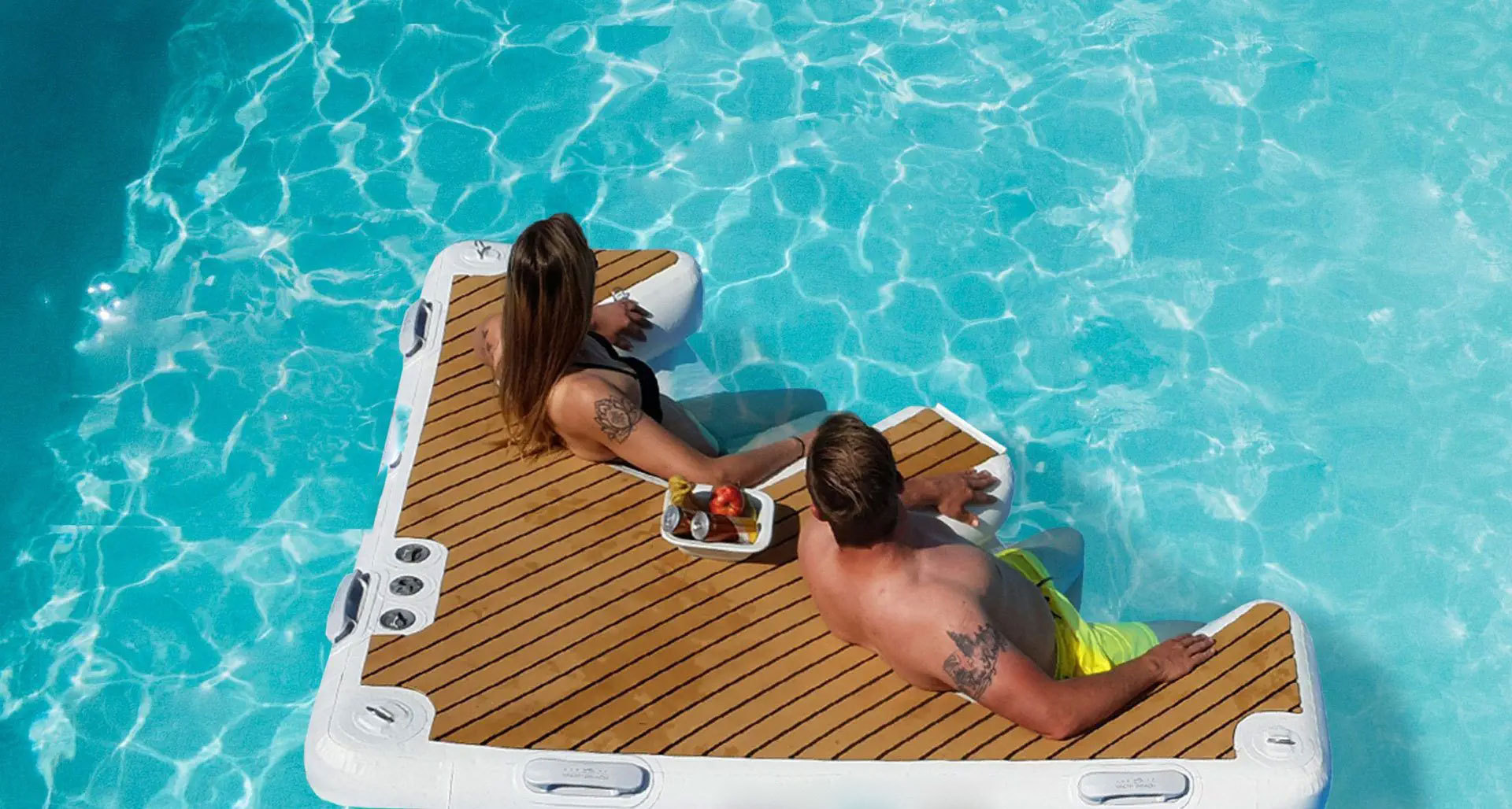 Commercial-Grade Inflatable Docks and Lounger for Jetski & Yacht Fleets Motor Boat Station,Aftersea