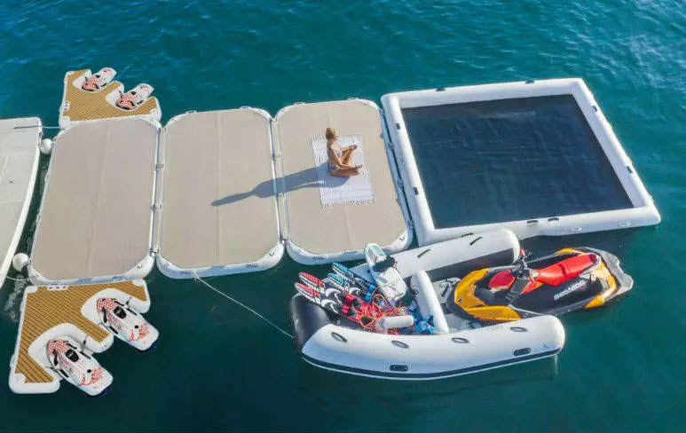 Commercial-Grade Inflatable Docks and Lounger for Jetski & Yacht Fleets Motor Boat Station,Aftersea