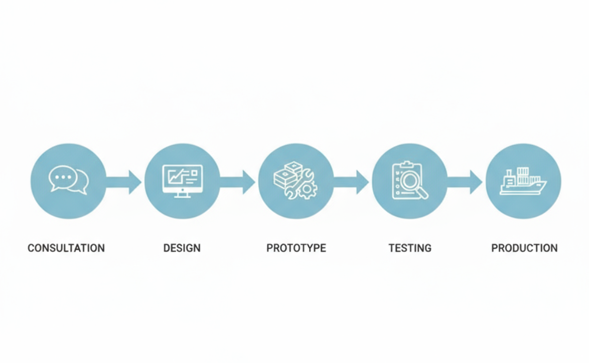 Step-by-step inflatable dock ODM process for B2B buyers