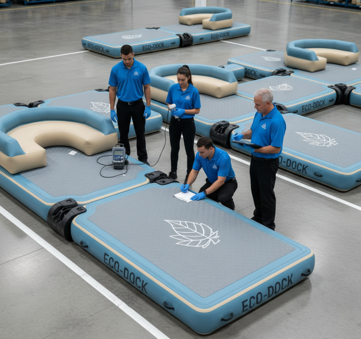 Professional inflatable dock manufacturer ensuring quality for B2B clients