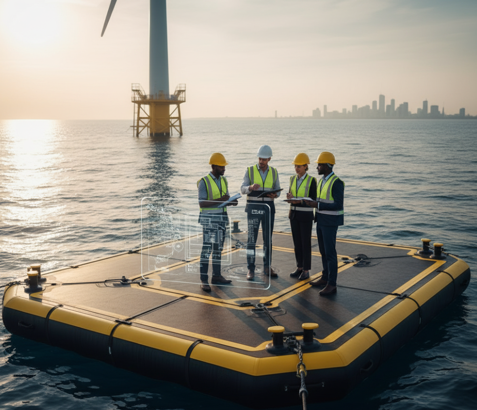 B2B decision-makers evaluating industrial-grade inflatable floating dock