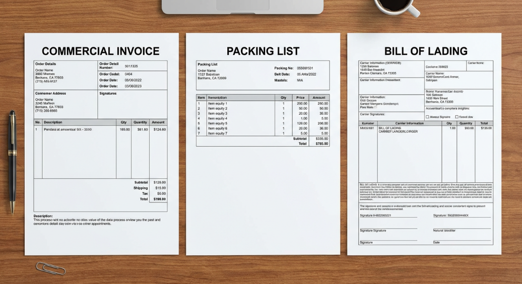 Customs clearance documents for importing inflatable gymnastics mats