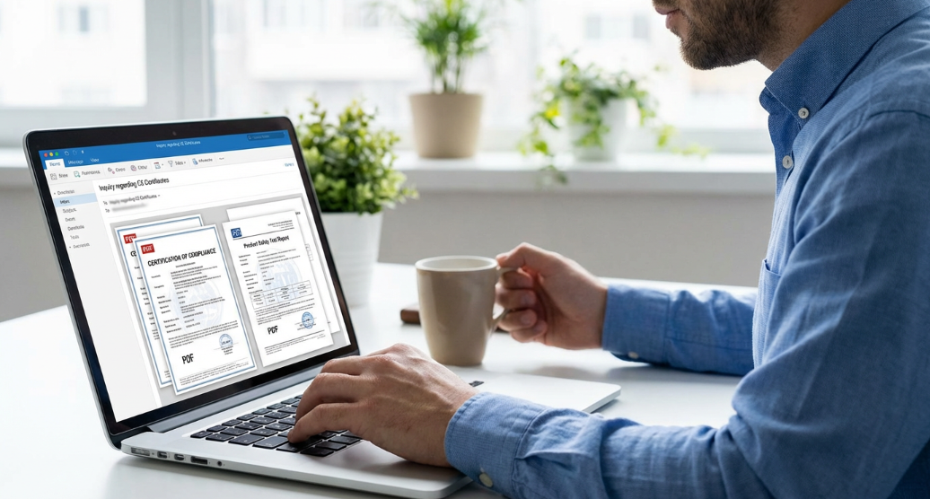 How B2B buyers request compliance documents from Chinese suppliers