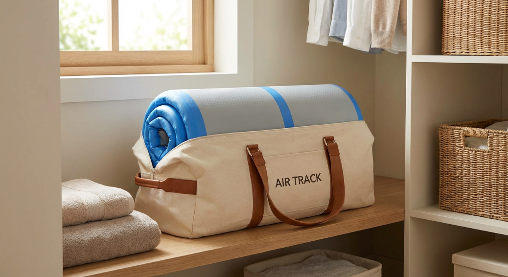 Proper care and storage to extend air track lifespan