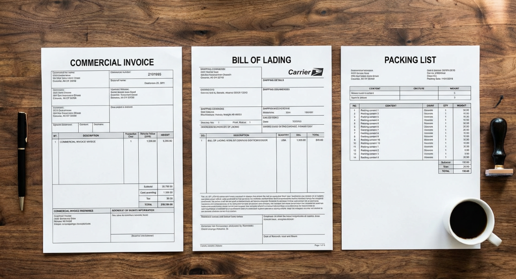 required documents for US customs clearance
