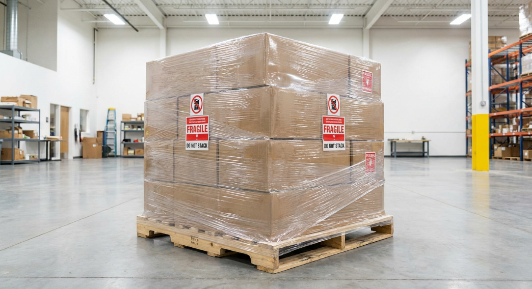 proper pallet packaging for inflatable gymnastics mats