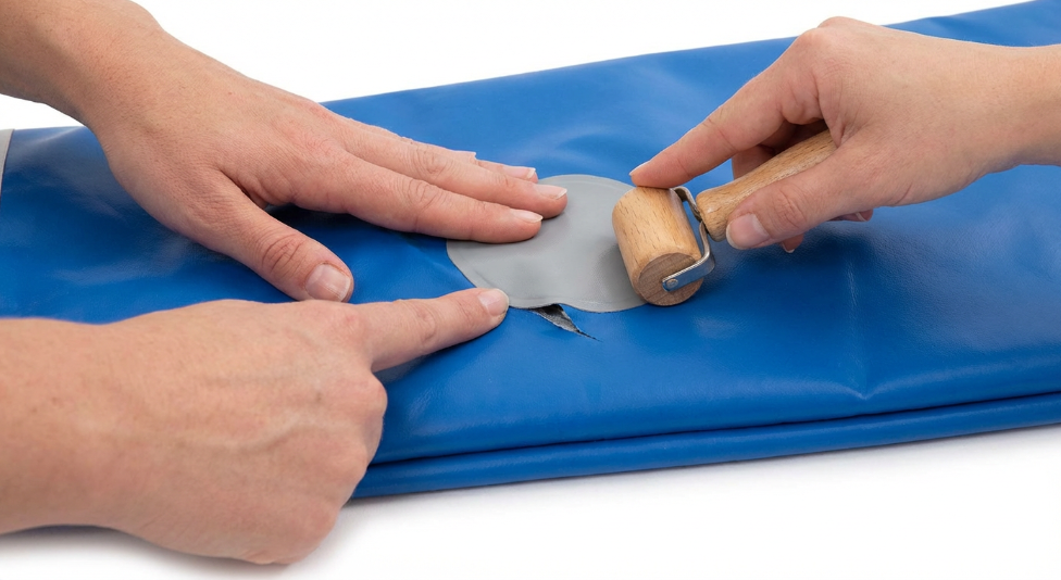 repairing inflatable gymnastics mat puncture