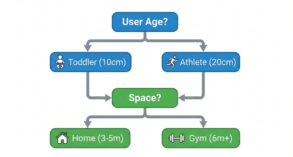 how to choose inflatable gymnastics mat
