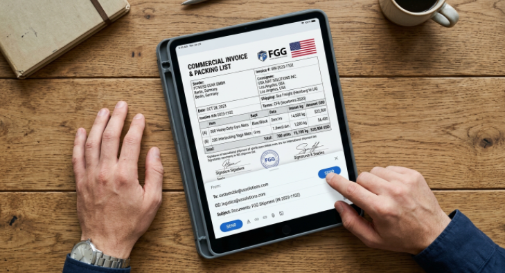Professional digital shipping documents prepared by an experienced Chinese exporter for a US B2B buyer.