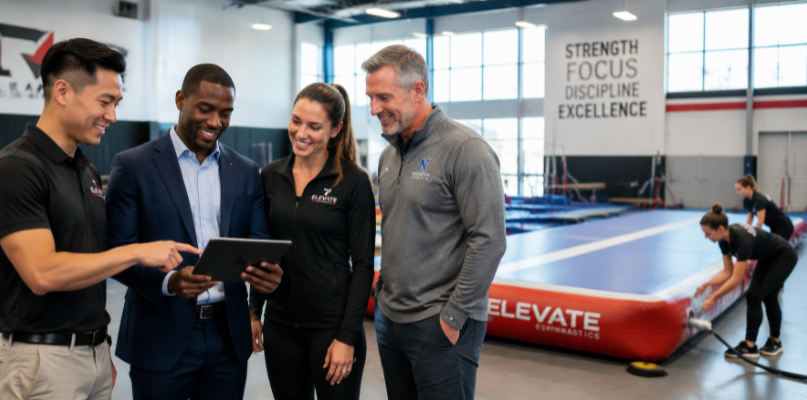 Gym owners and athletic directors selecting commercial-grade air track mats for an athletic facility.