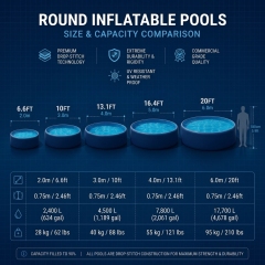 Wholesale Drop Stitch Inflatable Swimming Pool (6.6ft - 20ft) | Commercial Grade Above Ground Pool Manufacturer,Aftersea