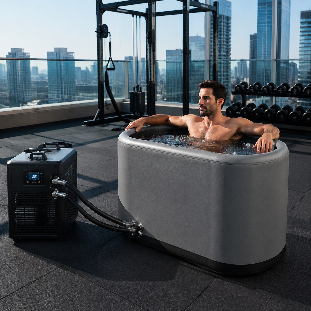 Commercial-Grade DWF Inflatable Ice Bath Tub | Custom OEM Cold Plunge,Aftersea