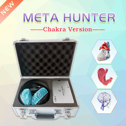 Sliver model Meta Hunter Bioresonance Machine for human body-Chakra version