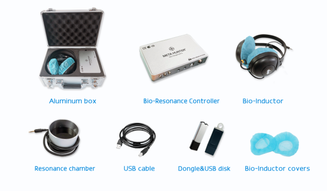 Sliver model Meta Hunter Bioresonance Machine for human body-Chakra version