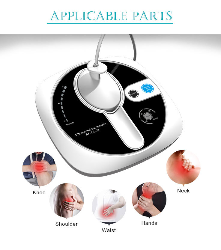 Ultrasound equipment physiotherapy device
