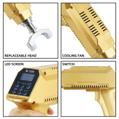 1500N 30 Levels 8 Heads Replaceable Electric Chiropractic Tools Spine Adjusting Gun For Cervical Massage Instrument