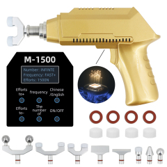 1500N 30 Levels 8 Heads Replaceable Electric Chiropractic Tools Spine Adjusting Gun For Cervical Massage Instrument