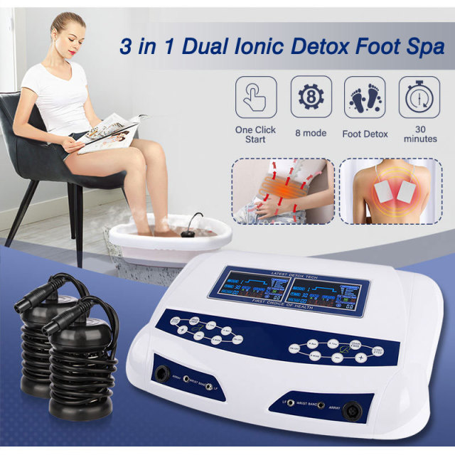 3 in 1 Dual Ionic Detox foot spa