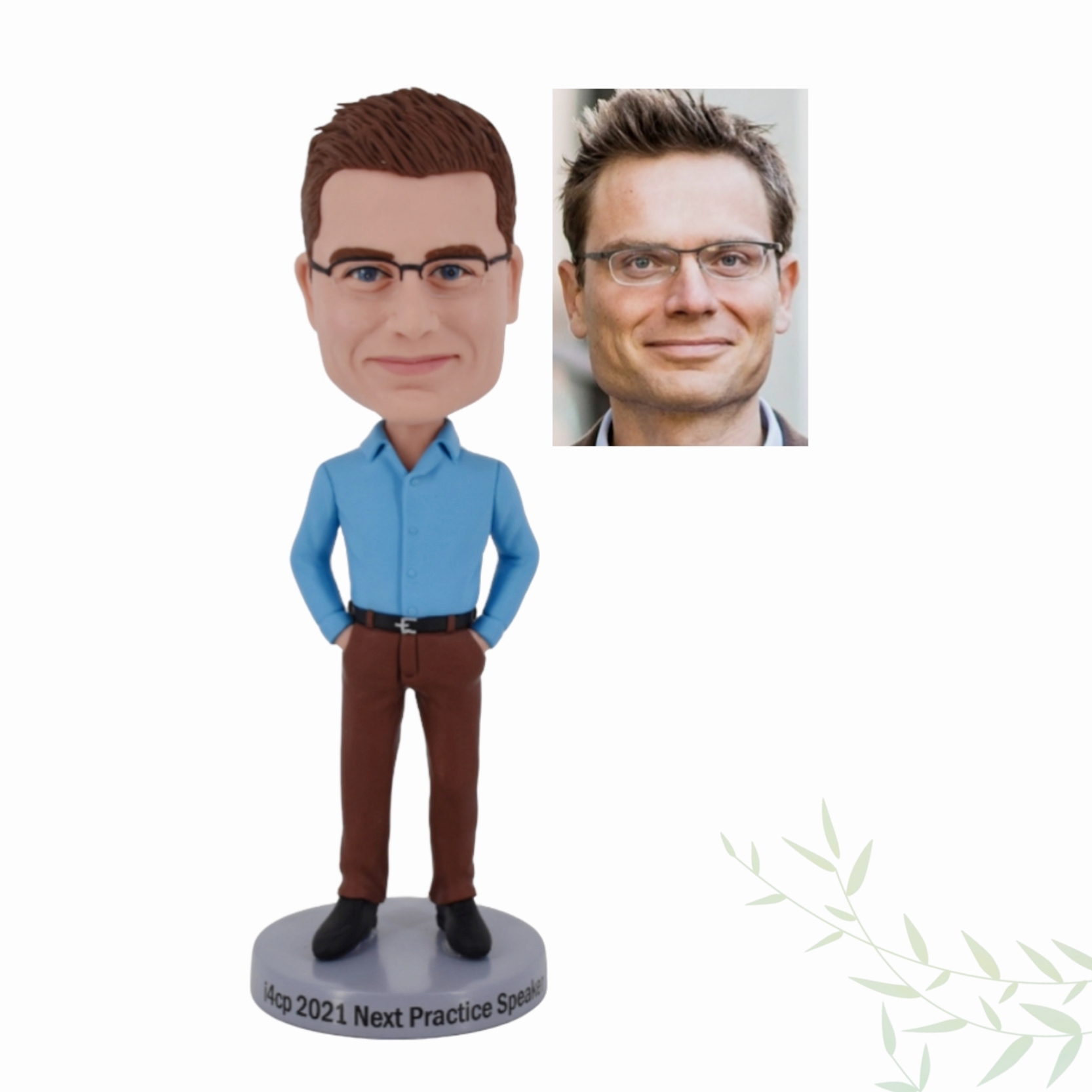 Custom Father Bobblehead, Personalized Boss Male Bobbleheads