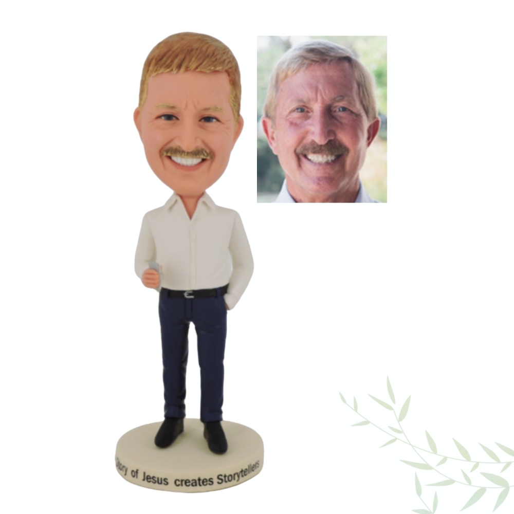Casual Customized bobblehead Male Doll