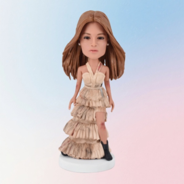 Affordable Custom Bobble Head For Wedding Cake