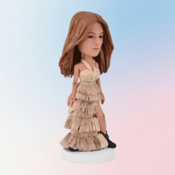 Affordable Custom Bobble Head For Wedding Cake