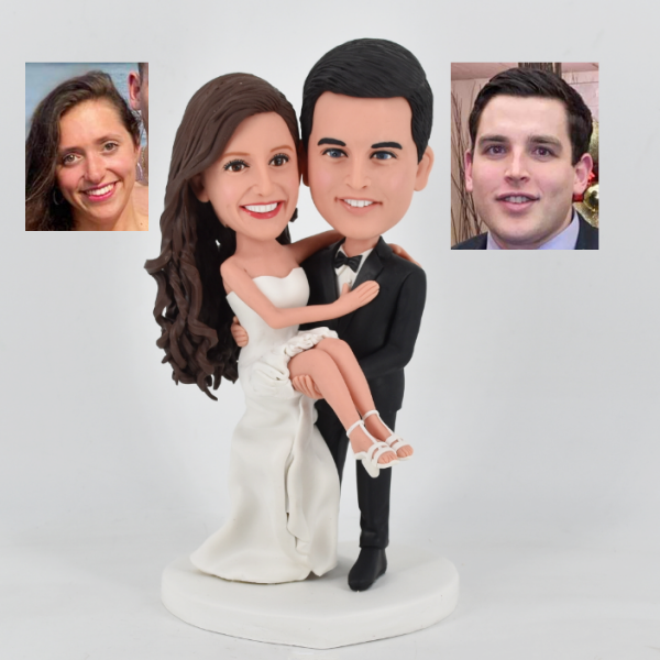 Custom Wedding Bobbleheads, Couple Custom Figure Bobblehead