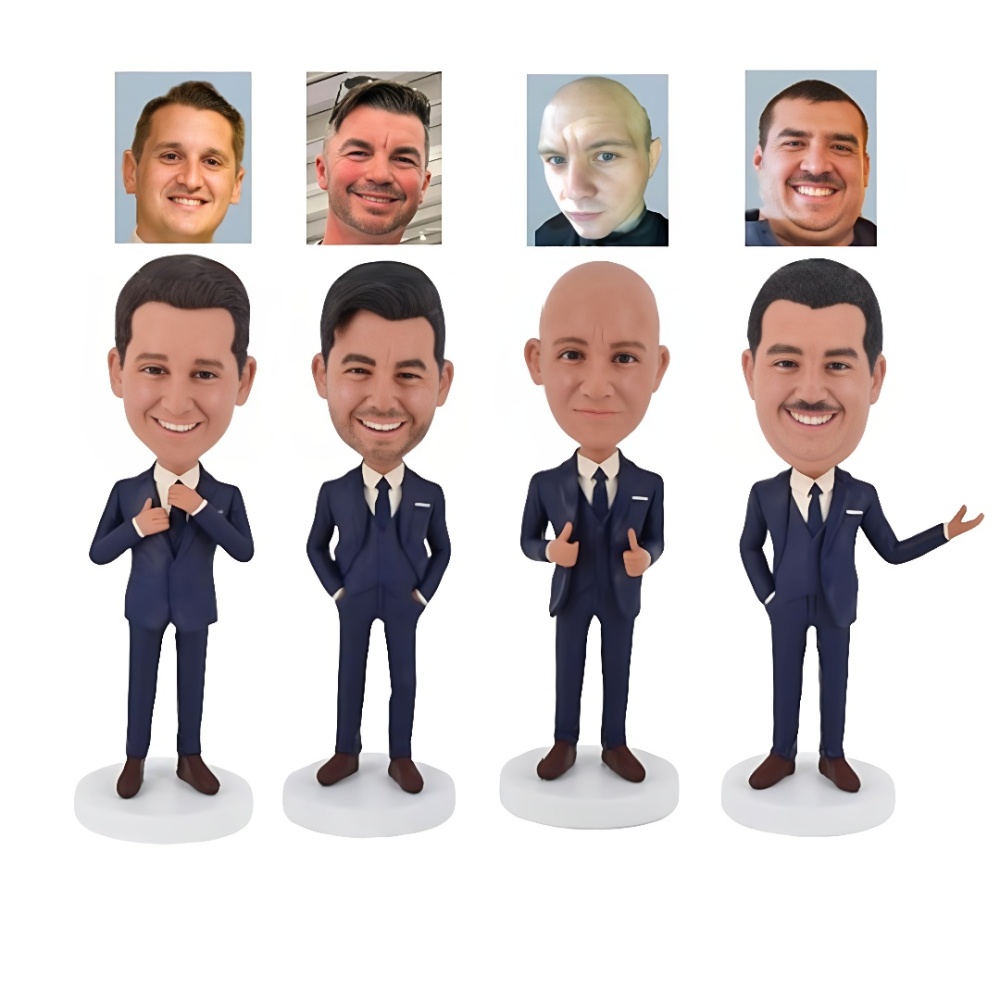 Personalized Bobbleheads Groomsmen