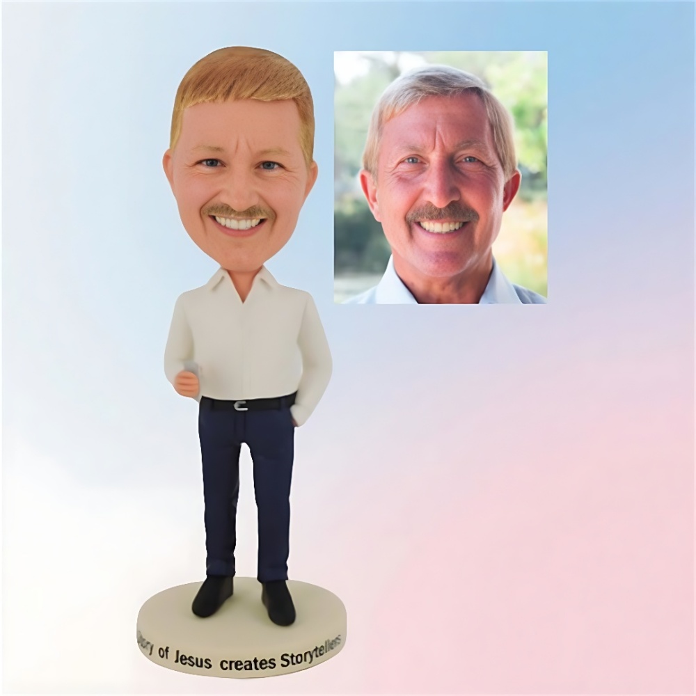 Casual Customized bobblehead Male Doll