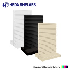 Double Sided Slatwall Gondola Shelving
