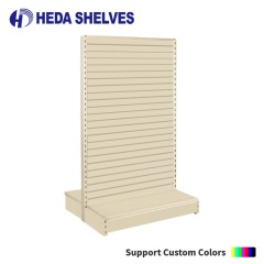 Double Sided Slatwall Gondola Shelving