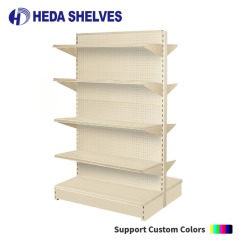 Double Sided Pegboard Gondola Shelving