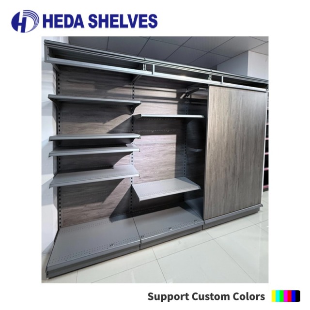 Sliding Door Garment Display Rack