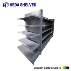 Heavy-Duty Adjustable Steel Gondola Shelving