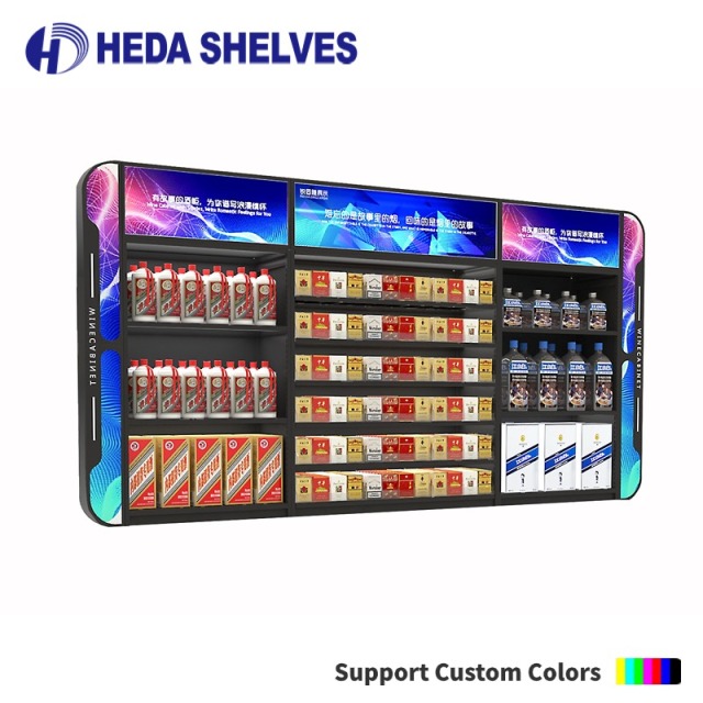 Counter Tobacco & Liquor Display Cabinet