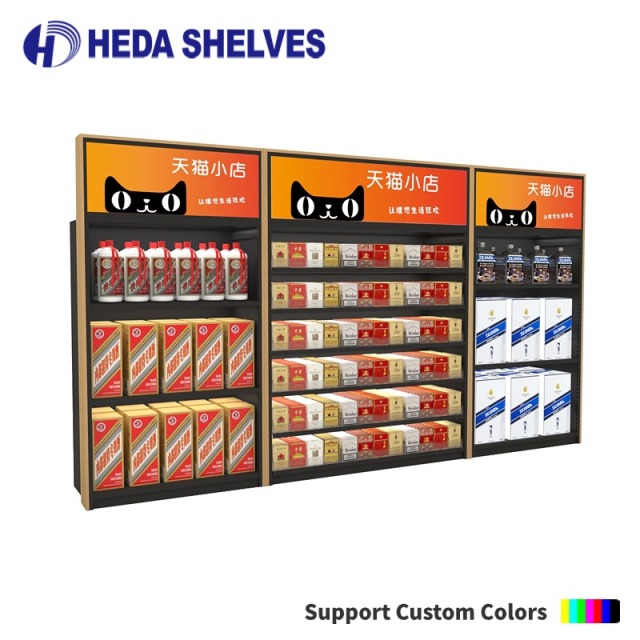 Counter Tobacco & Liquor Display Cabinet