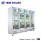 Commercial Upright Freezer Display Cabinet